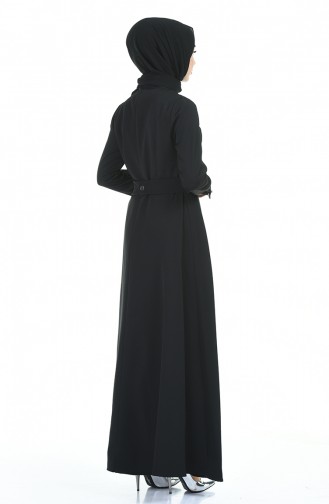 Black İslamitische Jurk 9611-03