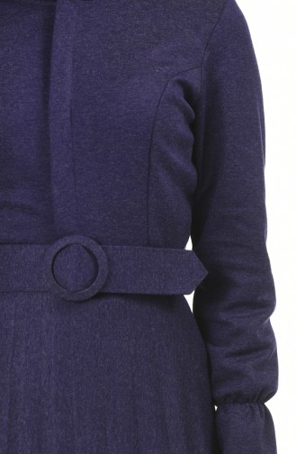 Purple Hijab Dress 5056-04