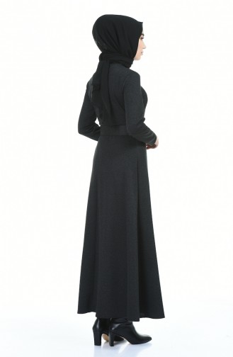 Robe Hijab Fumé 5062-01