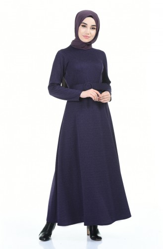 Purple Hijab Dress 5062-02