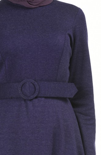 Purple Hijab Dress 5062-02