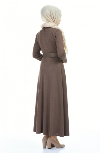 Mink Hijab Dress 5062-06
