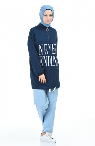 Sweatshirt Bleu Marine 1002-03