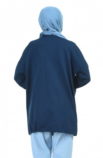 Sweatshirt Bleu Marine 1002-03