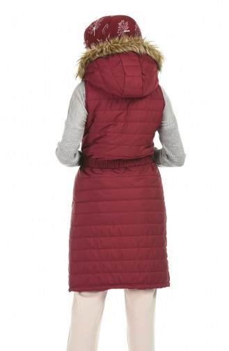 Claret red Gilet 5025-02