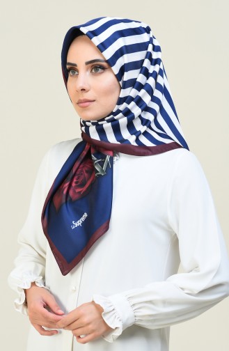 Navy Blue Scarf 13133-10