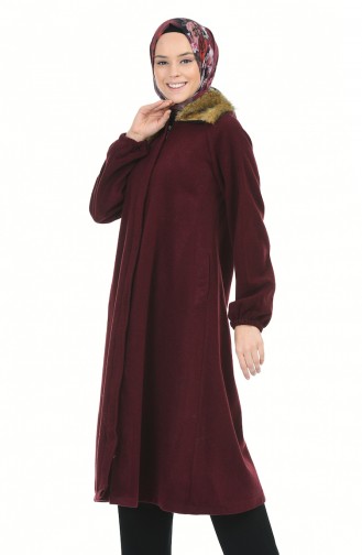 Dark Plum Coat 5026-03