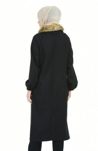 معطف طويل أسود 5026-05