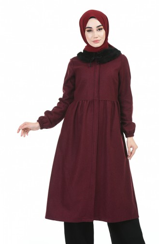 Dark Plum Coat 5038-06