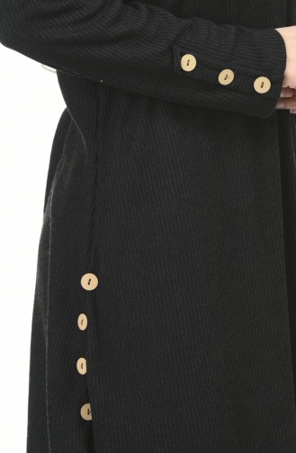 Triko Tunik Pantolon İkili Takım 2217-01 Siyah