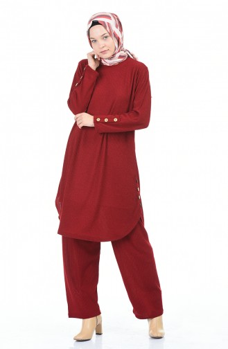 Claret Red Suit 2217-02