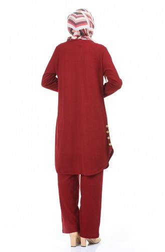 Claret Red Suit 2217-02