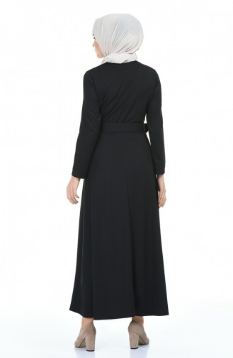 Black İslamitische Jurk 5059-03