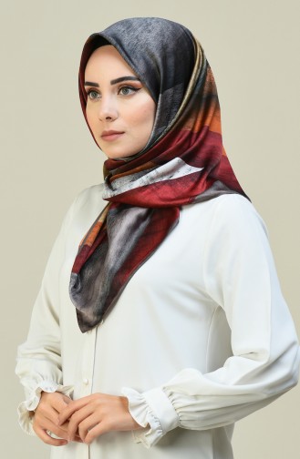 Claret red Hoofddoek 90617-09