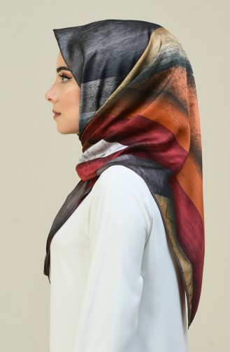 Claret red Hoofddoek 90617-09