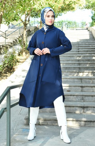 Navy Blue Cape 8048-04