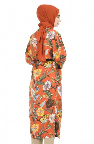 Kimono قرميدي 5499-01