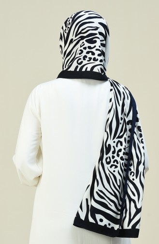 Navy Blue Shawl 2394-12