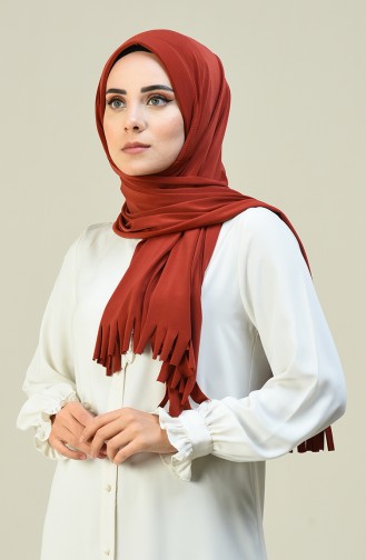 Brick Red Shawl 1051-07