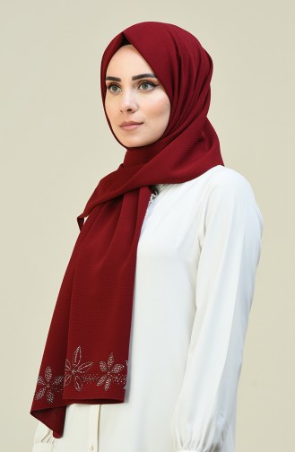 Claret Red Shawl 6907-03