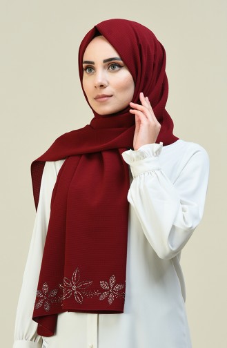 Claret red Sjaal 6907-03