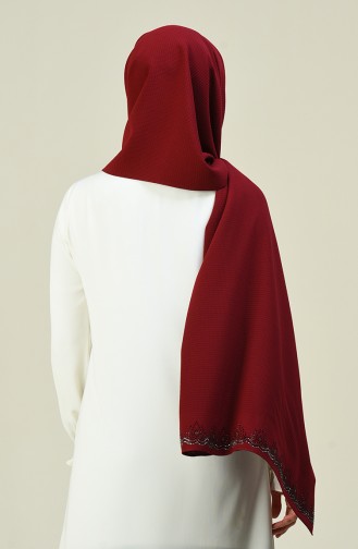 Claret Red Shawl 6910-03