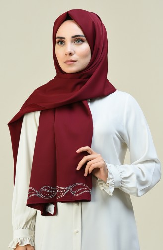 Claret red Sjaal 7002-03