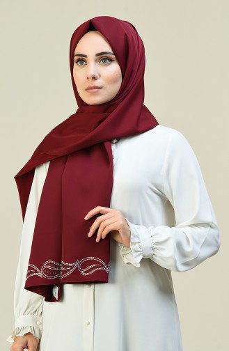 Claret red Sjaal 7002-03