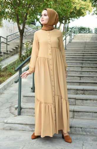 Mink Hijab Dress 8025-04