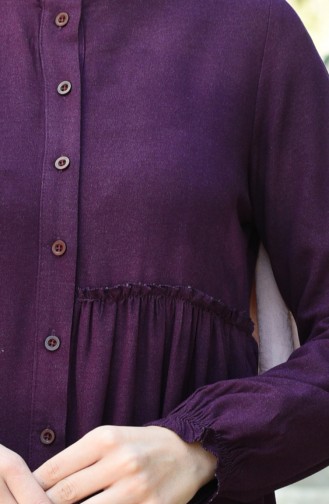 Purple Hijab Dress 8025-06