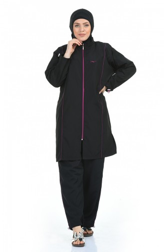 Black Swimsuit Hijab 2050-06