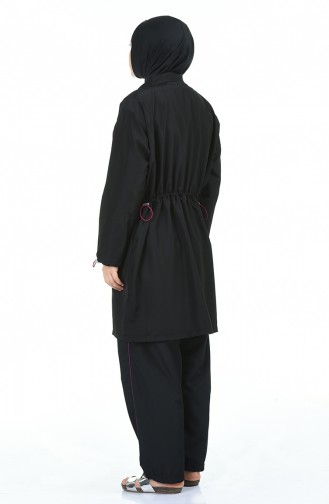 Black Swimsuit Hijab 2050-06
