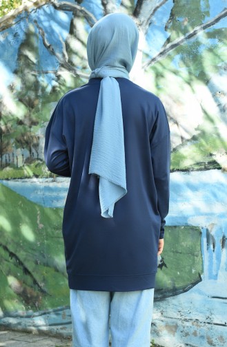 Navy Blue Tuniek 8090-02