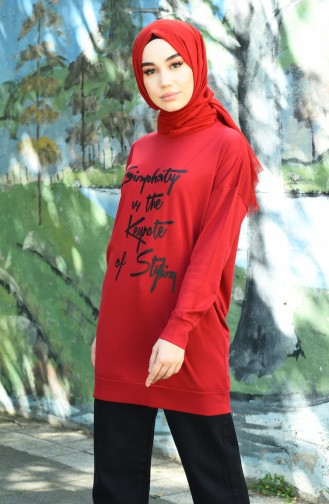 Claret red Tuniek 8090-07