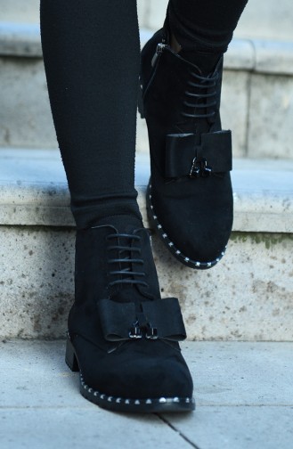 Black Boots-booties 803-01
