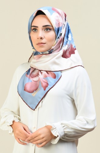 Light Blue Hoofddoek 2396-07