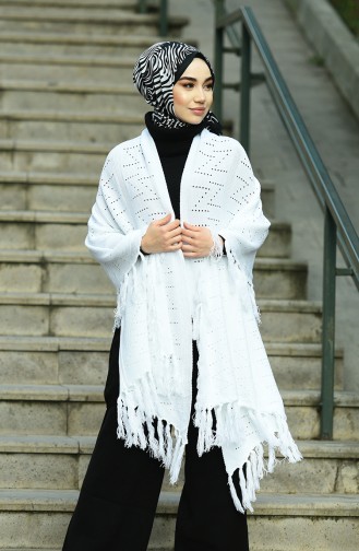 Ponchos Blanc 1007-02