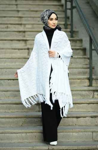 Weiß Poncho 1007-02