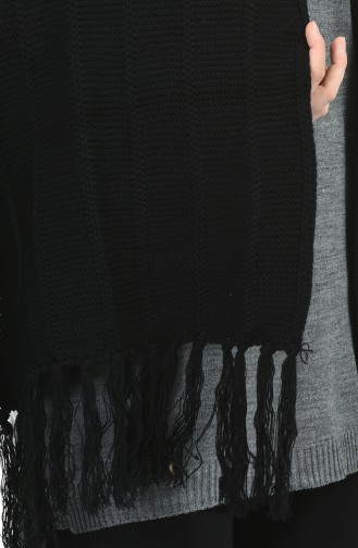 Black Poncho 1008-01