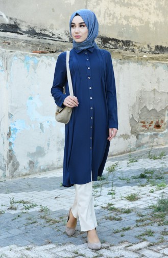 Navy Blue Tuniek 8061-01