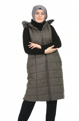 Dark mink Gilet 0390-03