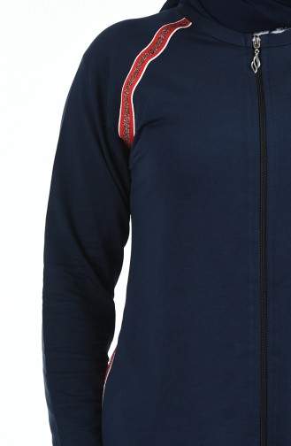 Spor Tunik Pantolon İkili Takım 99229-02 Lacivert