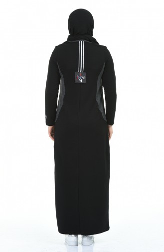 Black Hijab Dress 99226-01