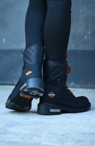 Black Boots-booties 1170-01