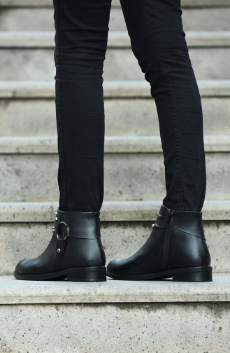 Black Boots-booties 102-01