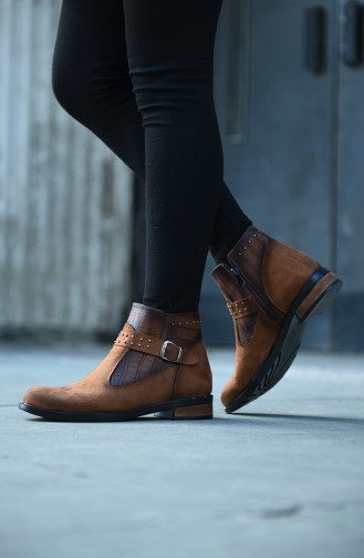 Tobacco Brown Bot-bootie 103-01