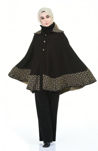 Brown Poncho 1004G-03