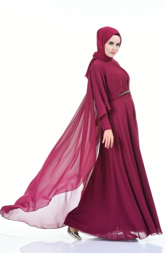 Habillé Hijab Plum 9202-01