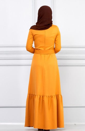 Robe Hijab Moutarde 5042-04