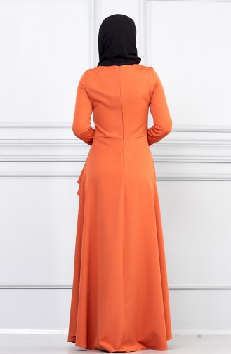 Onion Peel Hijab Dress 5041-05